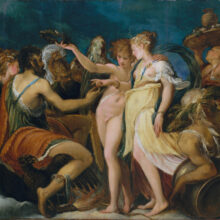 The Marriage of Cupid and Psyche by Andrea Schiavone