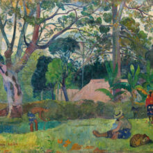 Te raau rahi (The Big Tree) by Paul Gauguin