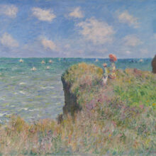 Cliff Walk at Pourville by Claude Monet