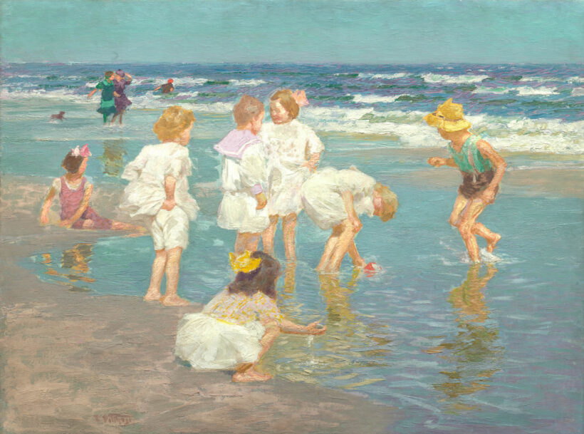 Edward Henry Potthast's painting, Holiday.