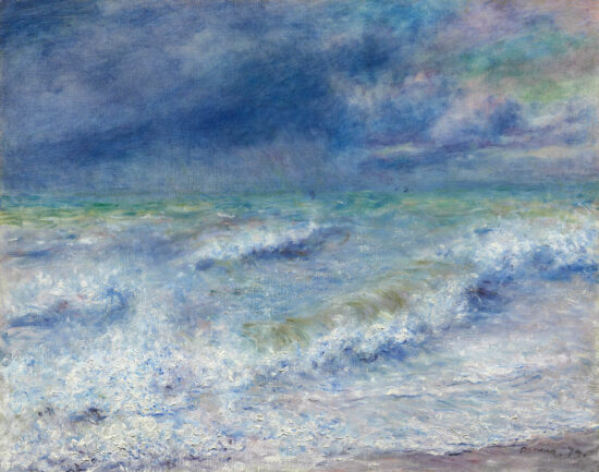Pierre-Auguste Renoir's painting, Seascape.