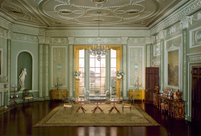 Narcissa Niblack Thorne's miniature, English Dining Room of the Georgian Period, 1770-90