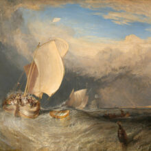 Joseph Mallord William Turner's painting, Fishing Boats with Hucksters Bargaining for Fish