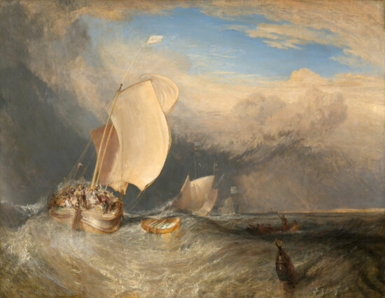 Joseph Mallord William Turner's painting, Fishing Boats with Hucksters Bargaining for Fish