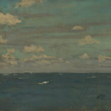 James McNeill Whistler's painting, Violet and Silver - The Deep Sea