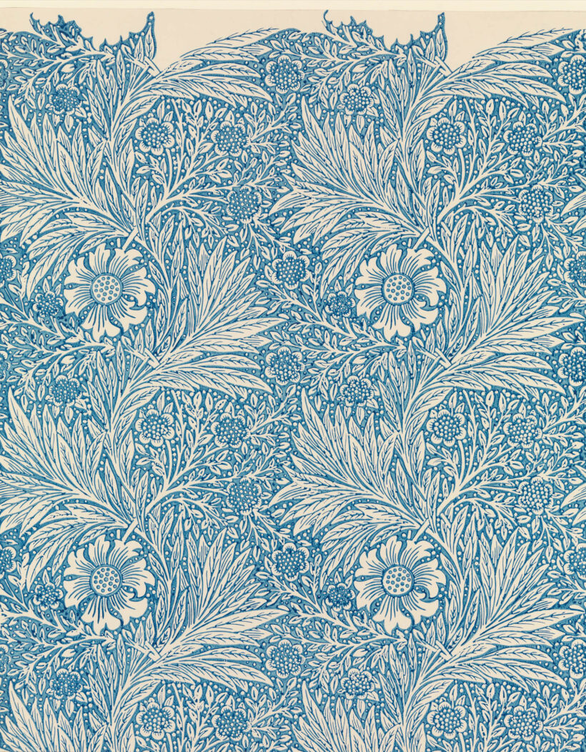 William Morris' block print, Marigold.