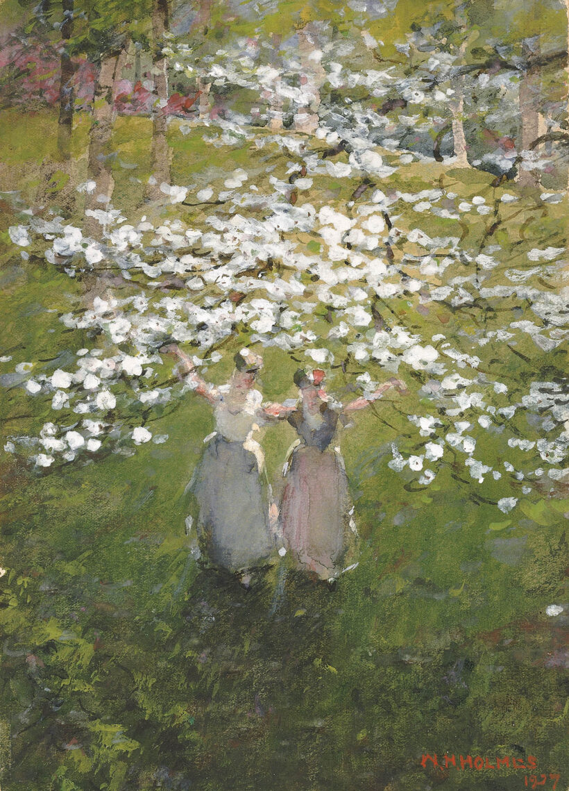 William Henry Holme's painting, Blossoms
