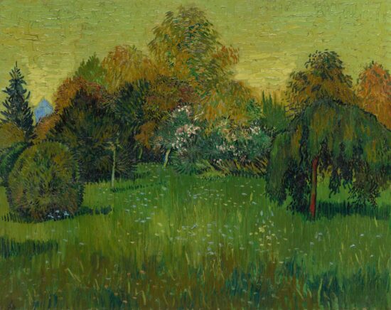 Vincent van Gogh's painting, The Poet's Garden