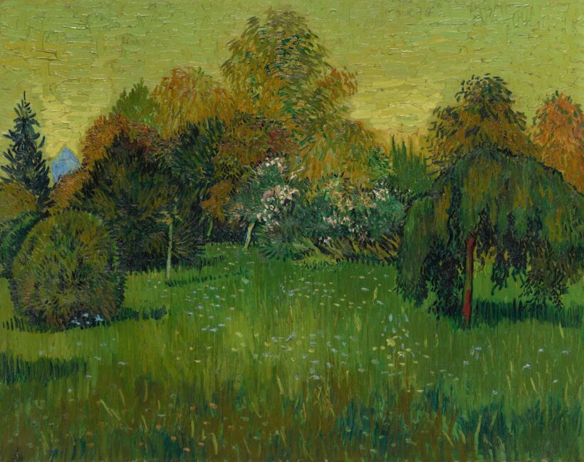 Vincent van Gogh's painting, The Poet's Garden