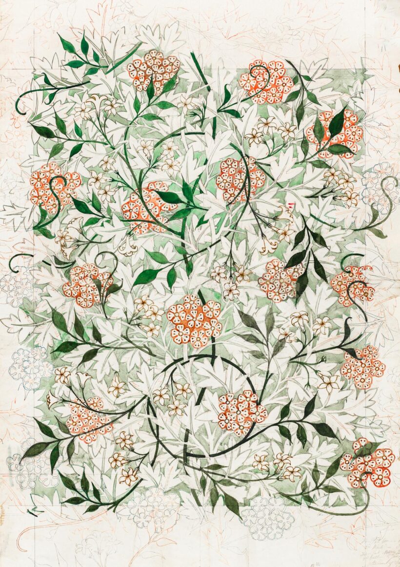 William Morris design, Jasmine Pattern