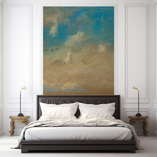 Jitterbug's wallpaper mural of Walter Clark's pastel drawing,