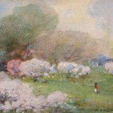 Cherry Blossoms by William Henry Holmes