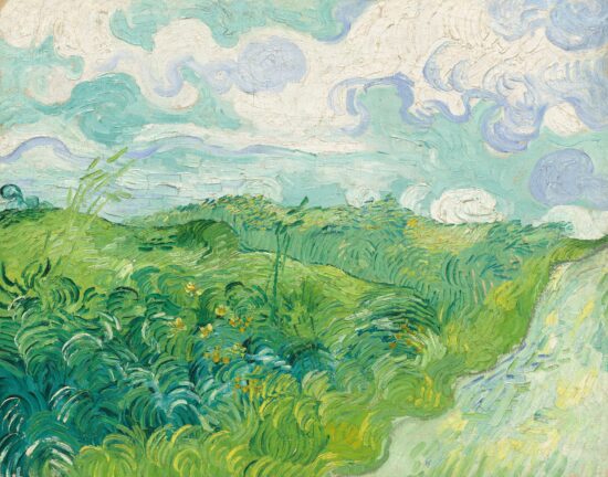 Green Wheat Fields by Vincent van Gogh