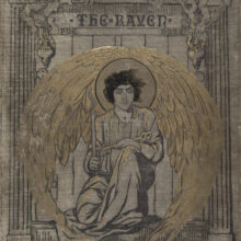 Gustave Doré’s illustration for the 1884 book cover of The Raven.