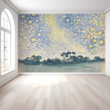 Jitterbug’s wallpaper mural of Landscape and Star by Henri-Edmond Cross