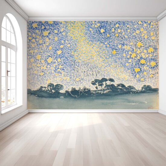 Jitterbug’s wallpaper mural of Landscape and Star by Henri-Edmond Cross