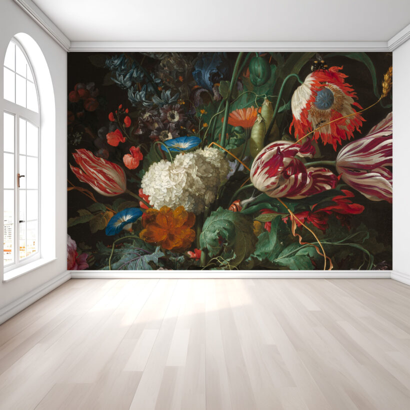 A Jitterbug wallpaper mural of Vase of Flowers by Jan Davidsz de Heem