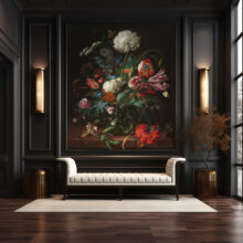 A Jitterbug wallpaper mural of Vase of Flowers by Jan Davidsz de Heem