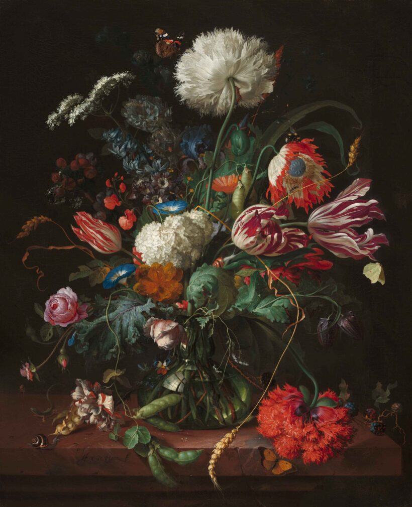 Vase of Flowers by Jan Davidsz de Heem