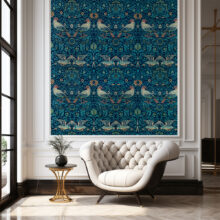Jitterbug wallpaper mural of William Morris’ Birds