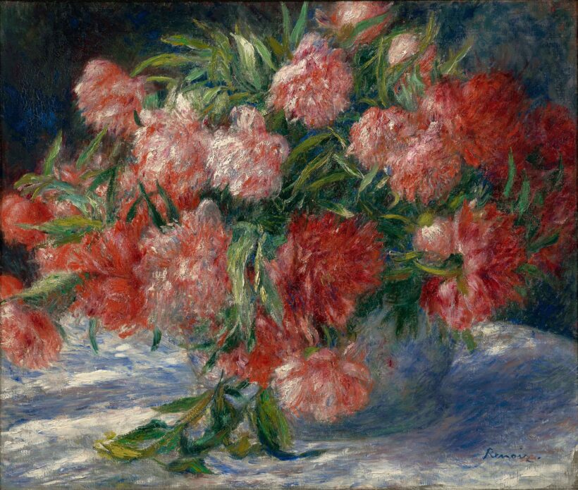 Pierre-Auguste Renoir's Peonies