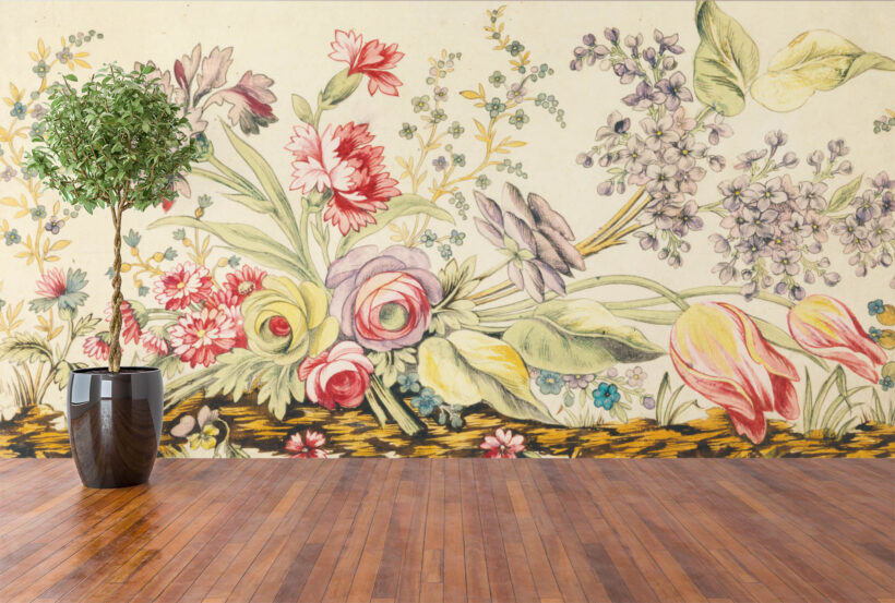 Jitterbug’s wallpaper mural of Design for a frieze